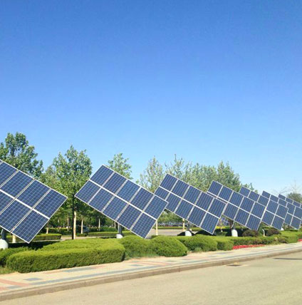 太陽能+市電供電
