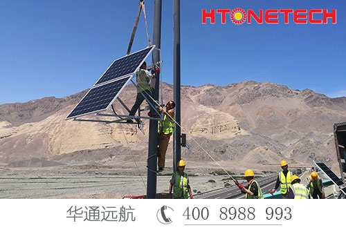 新疆境內(nèi)小草湖至烏魯木齊段改擴(kuò)建太陽能供電項(xiàng)目竣工